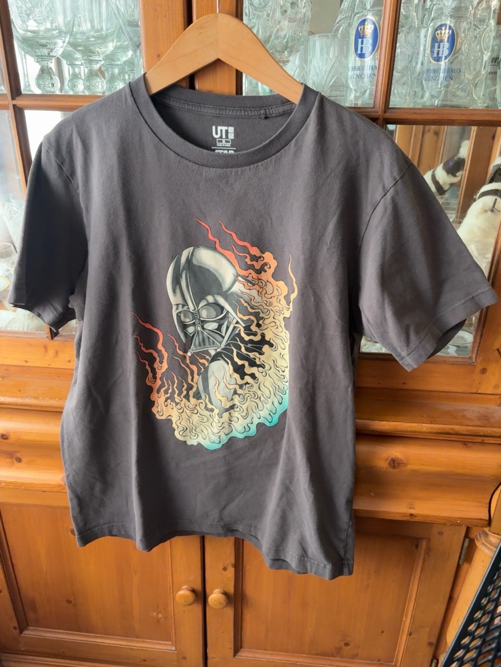 UNIQLO UT Star Wars Darth Vader Flames Graphic T-Shirt Men’s M